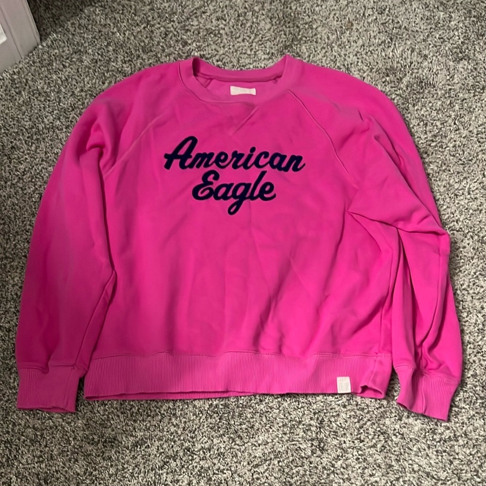 American Eagle Outfitters Pink Sweatshirt